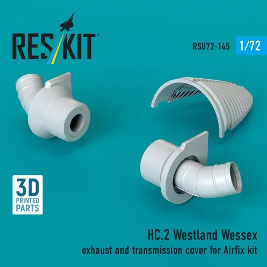 HC.2 Westland Wessex exhaust and transmission cover (3D Printed) fo... HC.2 Westland Wessex exhaust and transmission cover (3D Printed) fo...