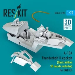 A-10A Thunderbolt II cockpit (Basic edition 3D decals included) (3D...