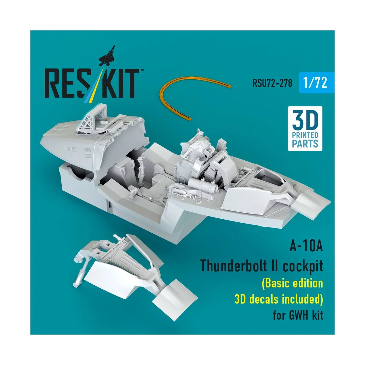 A-10A Thunderbolt II cockpit (Basic edition 3D decals included) (3D... A-10A Thunderbolt II cockpit (Basic edition 3D decals included) (3D...