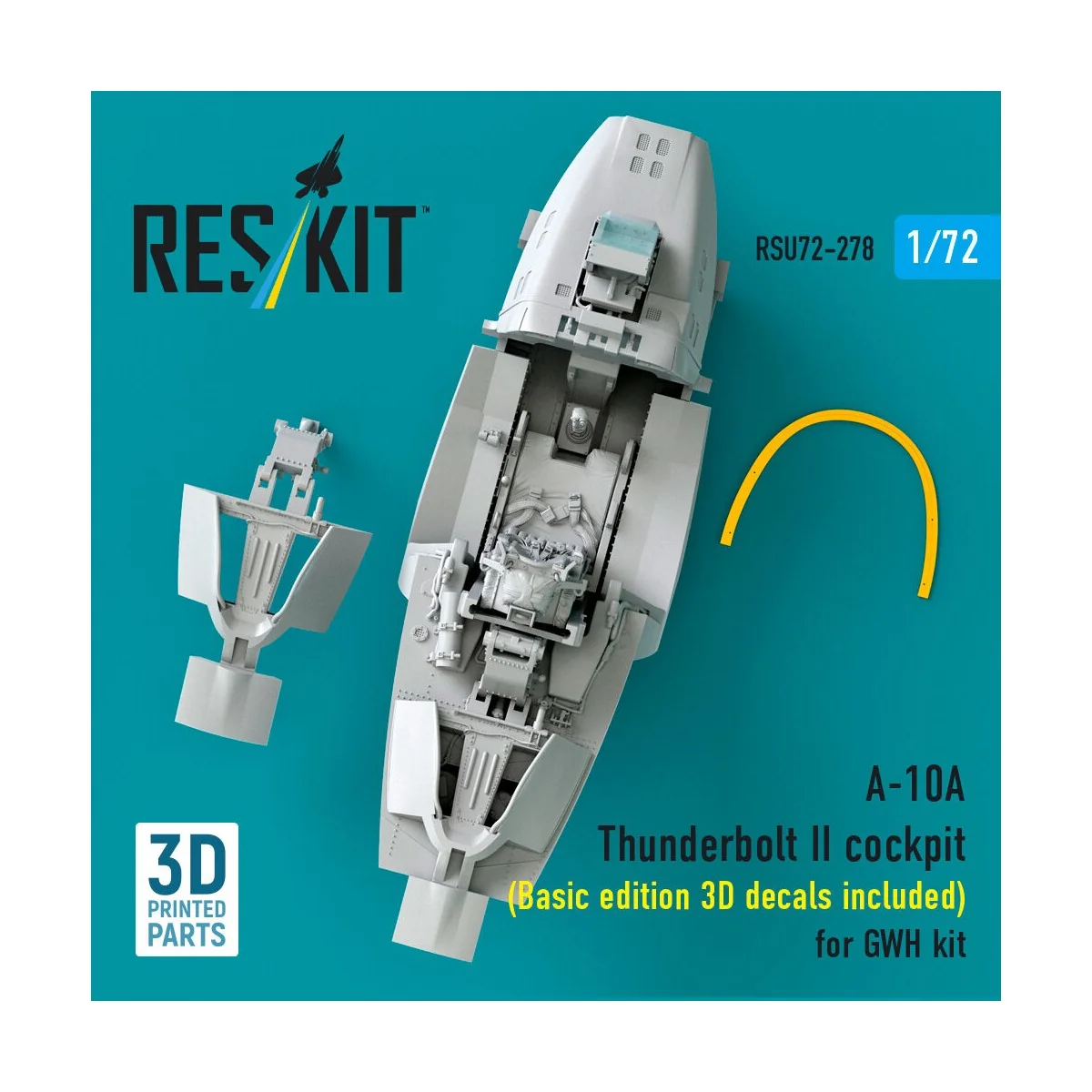 A-10A Thunderbolt II cockpit (Basic edition 3D decals included) (3D... A-10A Thunderbolt II cockpit (Basic edition 3D decals included) (3D...