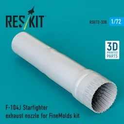 F-104J Starfighter exhaust nozzle (3D Printed) for Fine Molds, 1/72... 2