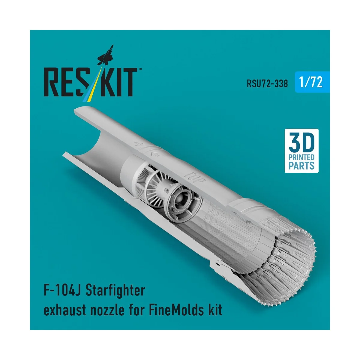 F-104J Starfighter exhaust nozzle (3D Printed) for Fine Molds, 1/72... F-104J Starfighter exhaust nozzle (3D Printed) for Fine Molds, 1/72...