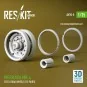 Merkava Mk.4 steel road wheels (12 pairs) (3D Printed) for Meng / H... Merkava Mk.4 steel road wheels (12 pairs) (3D Printed) for Meng / H...