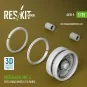 Merkava Mk.4 steel road wheels (12 pairs) (3D Printed) for Meng / H... Merkava Mk.4 steel road wheels (12 pairs) (3D Printed) for Meng / H...