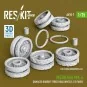 Merkava Mk.4 damaged rubber-tyred road wheels (12 pairs) (3D Printe... Merkava Mk.4 damaged rubber-tyred road wheels (12 pairs) (3D Printe...