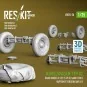 Kubelwagen typ.82 road wheels set (5 pcs) sand tires w/front torsio... Kubelwagen typ.82 road wheels set (5 pcs) sand tires w/front torsio...