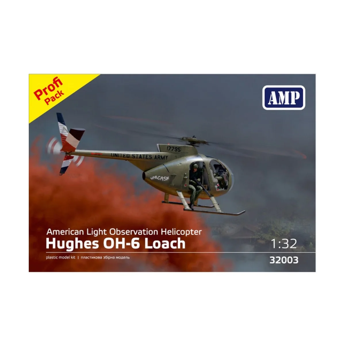 Hughes OH-6 Cayuse. Profi Pack, 1/32 - Micro Mir AMP AMP32005 Hughes OH-6 Cayuse. Profi Pack, 1/32 - Micro Mir AMP AMP32005