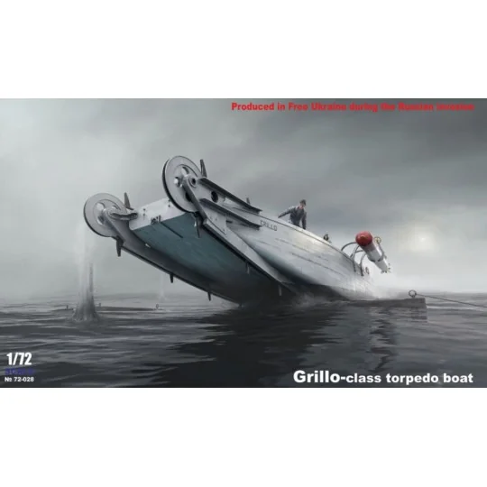 Grillo-class torpedo boat, 1/72 - Micro Mir AMP MM72-028 Grillo-class torpedo boat, 1/72 - Micro Mir AMP MM72-028