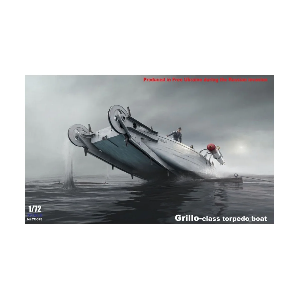 Grillo-class torpedo boat, 1/72 - Micro Mir AMP MM72-028 Grillo-class torpedo boat, 1/72 - Micro Mir AMP MM72-028