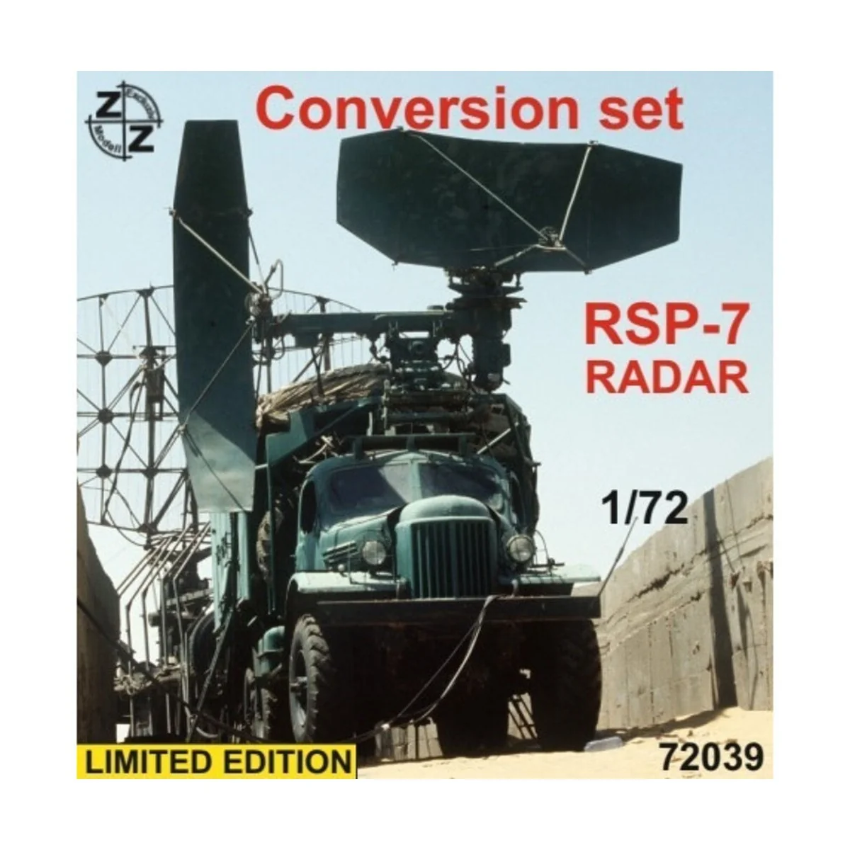 RSP-7 radar (Conversion Set), 1/72 - ZZ Modell ZZ72039 RSP-7 radar (Conversion Set), 1/72 - ZZ Modell ZZ72039
