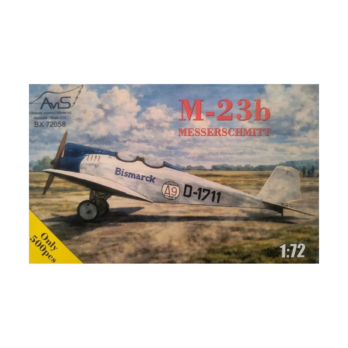Messerschmitt M.23b, 1/72 - Avis AV72058 Messerschmitt M.23b, 1/72 - Avis AV72058