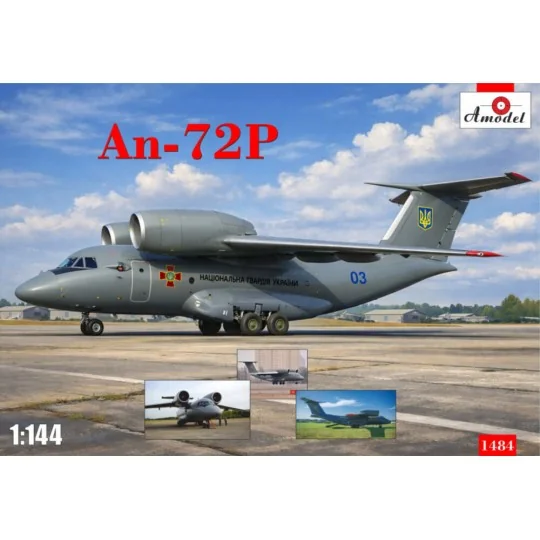 Antonov An-72P, National Guard of Ukraine, 1/144 - Amodel AMO1484 Antonov An-72P, National Guard of Ukraine, 1/144 - Amodel AMO1484