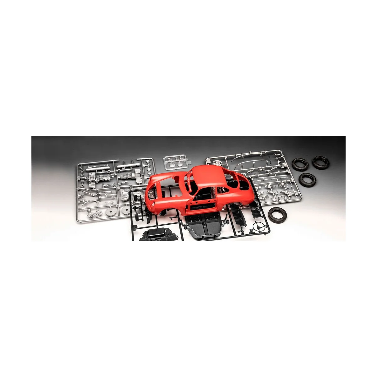 Porsche 356B Coupé -75 Years Plastic Modelbuilding, 1/16 - Revell 0... Porsche 356B Coupé -75 Years Plastic Modelbuilding, 1/16 - Revell 0...