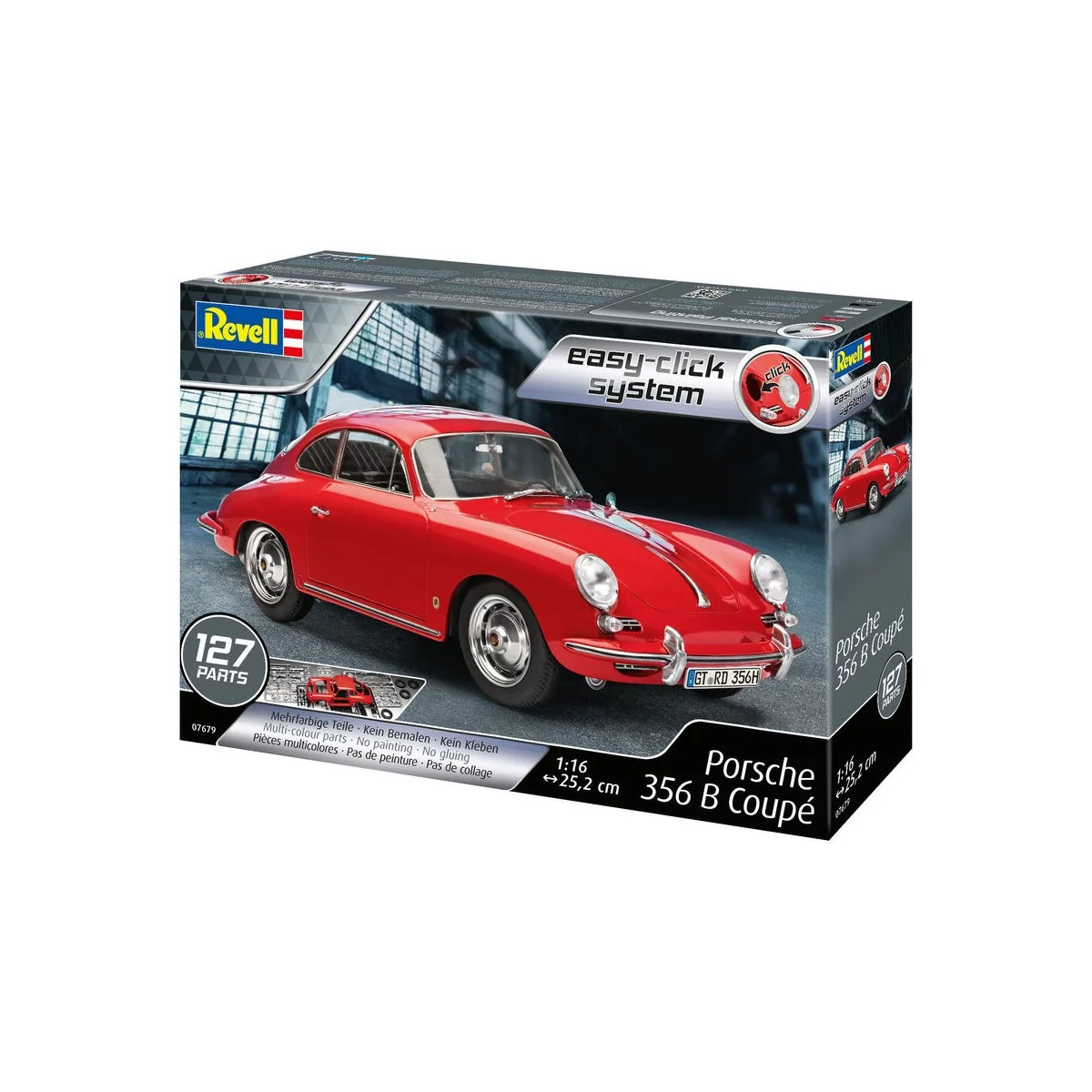 Porsche 356B Coupé -75 Years Plastic Modelbuilding, 1/16 - Revell 0... Porsche 356B Coupé -75 Years Plastic Modelbuilding, 1/16 - Revell 0...