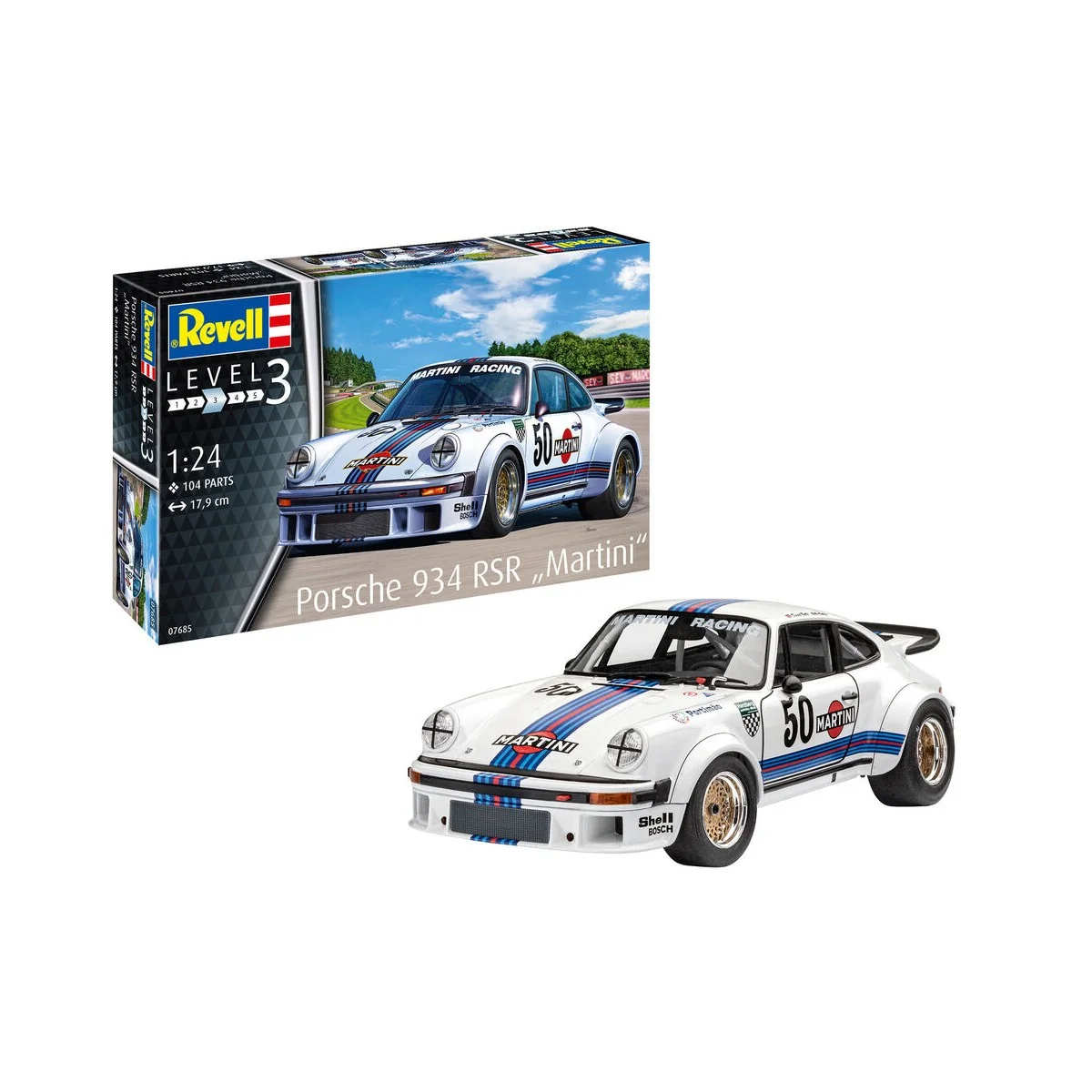 Porsche 934 RSR "Martini, 1/24 - Revell 07685