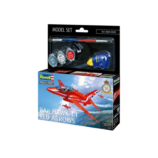Model Set BAe Hawk T.1 Red Arrow, 1/72 - Revell 64921 Model Set BAe Hawk T.1 Red Arrow, 1/72 - Revell 64921