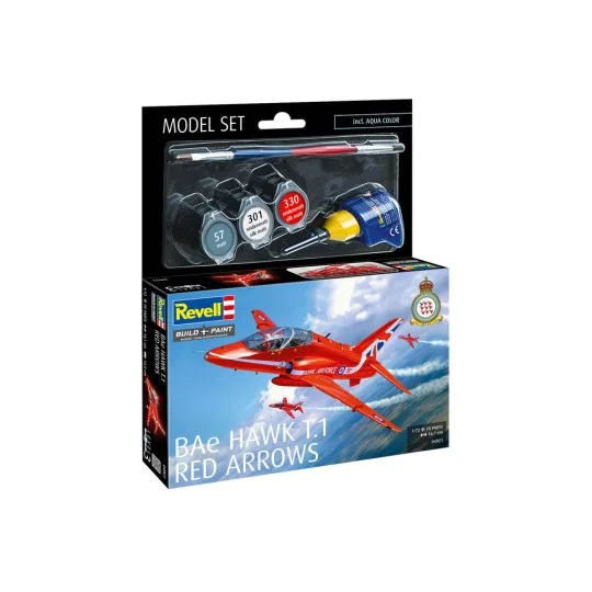 Model Set BAe Hawk T.1 Red Arrow, 1/72 - Revell 64921 Model Set BAe Hawk T.1 Red Arrow, 1/72 - Revell 64921