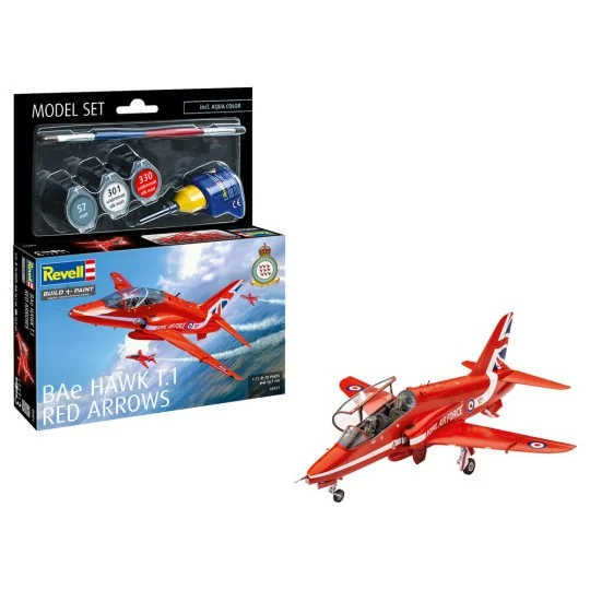 Model Set BAe Hawk T.1 Red Arrow, 1/72 - Revell 64921 Model Set BAe Hawk T.1 Red Arrow, 1/72 - Revell 64921