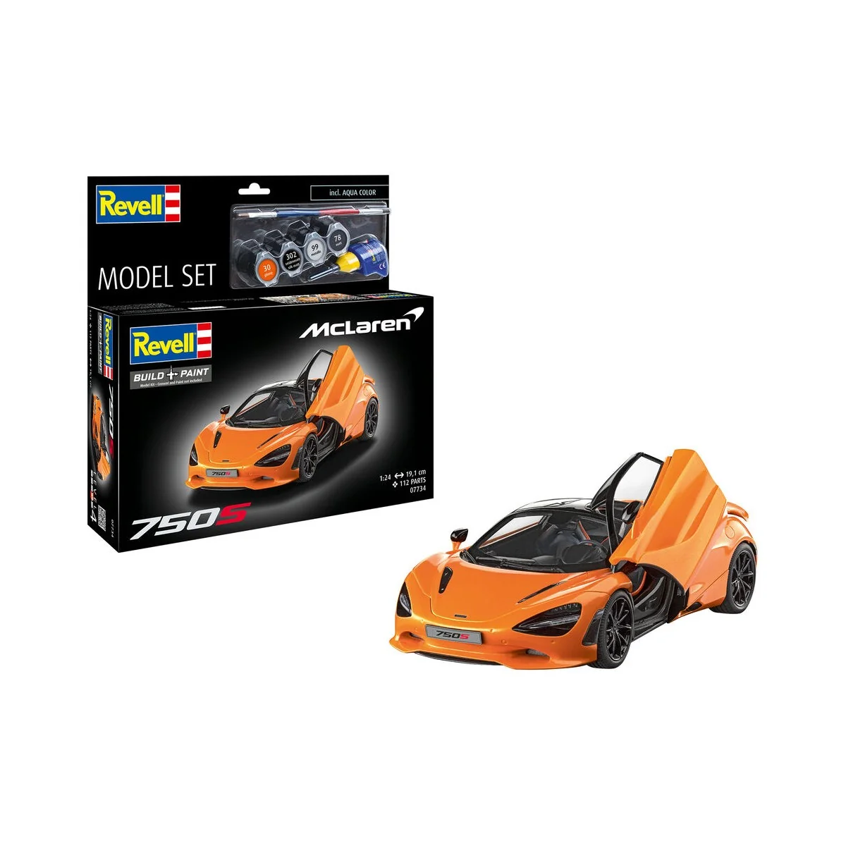 Model Set McLaren 750S, 1/24 - Revell 67734 Model Set McLaren 750S, 1/24 - Revell 67734