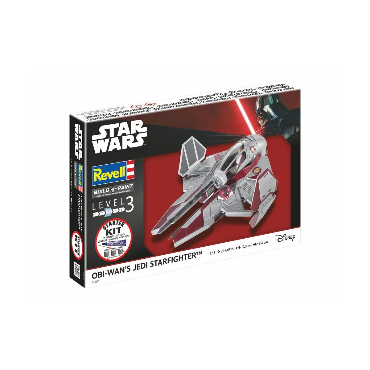 Starter Kit Obi-Wan's Starfighter, 1/58 - Revell 73607 Starter Kit Obi-Wan's Starfighter, 1/58 - Revell 73607