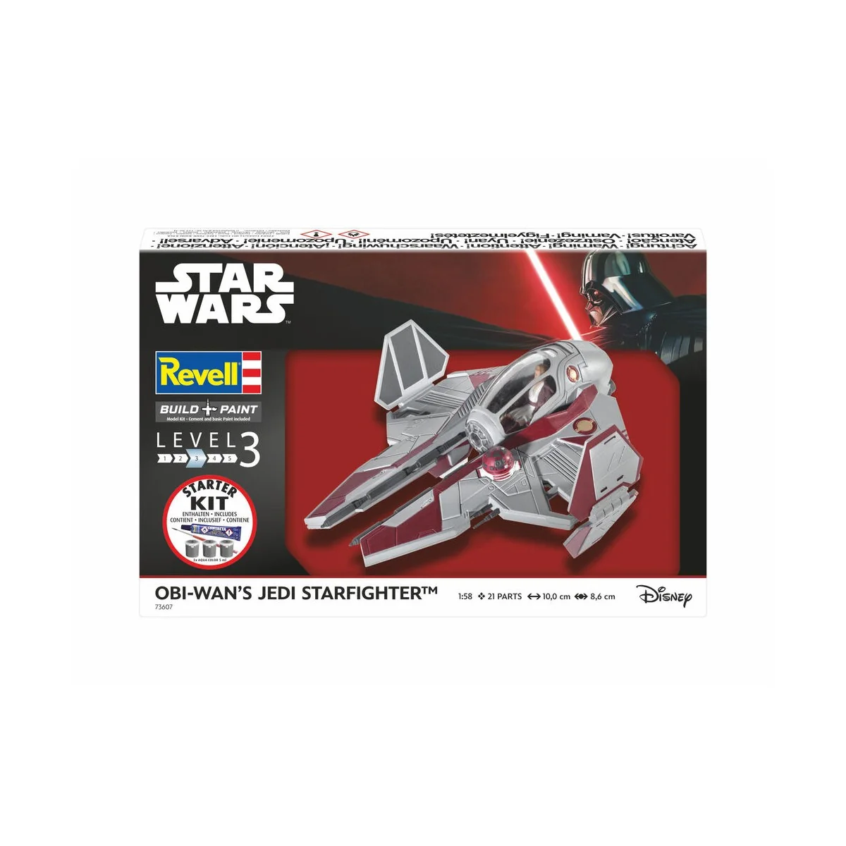 Starter Kit Obi-Wan's Starfighter, 1/58 - Revell 73607 Starter Kit Obi-Wan's Starfighter, 1/58 - Revell 73607