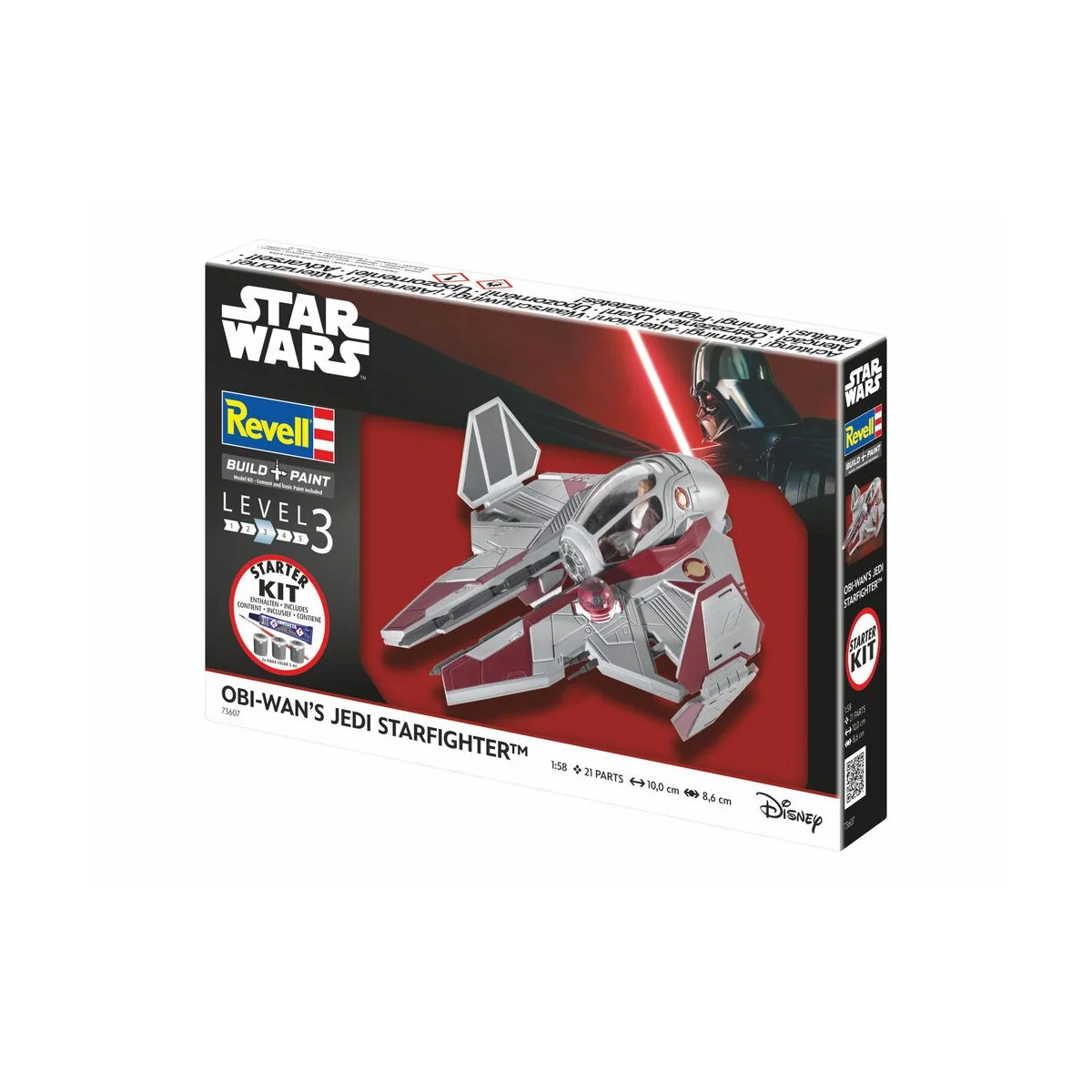 Starter Kit Obi-Wan's Starfighter, 1/58 - Revell 73607 Starter Kit Obi-Wan's Starfighter, 1/58 - Revell 73607
