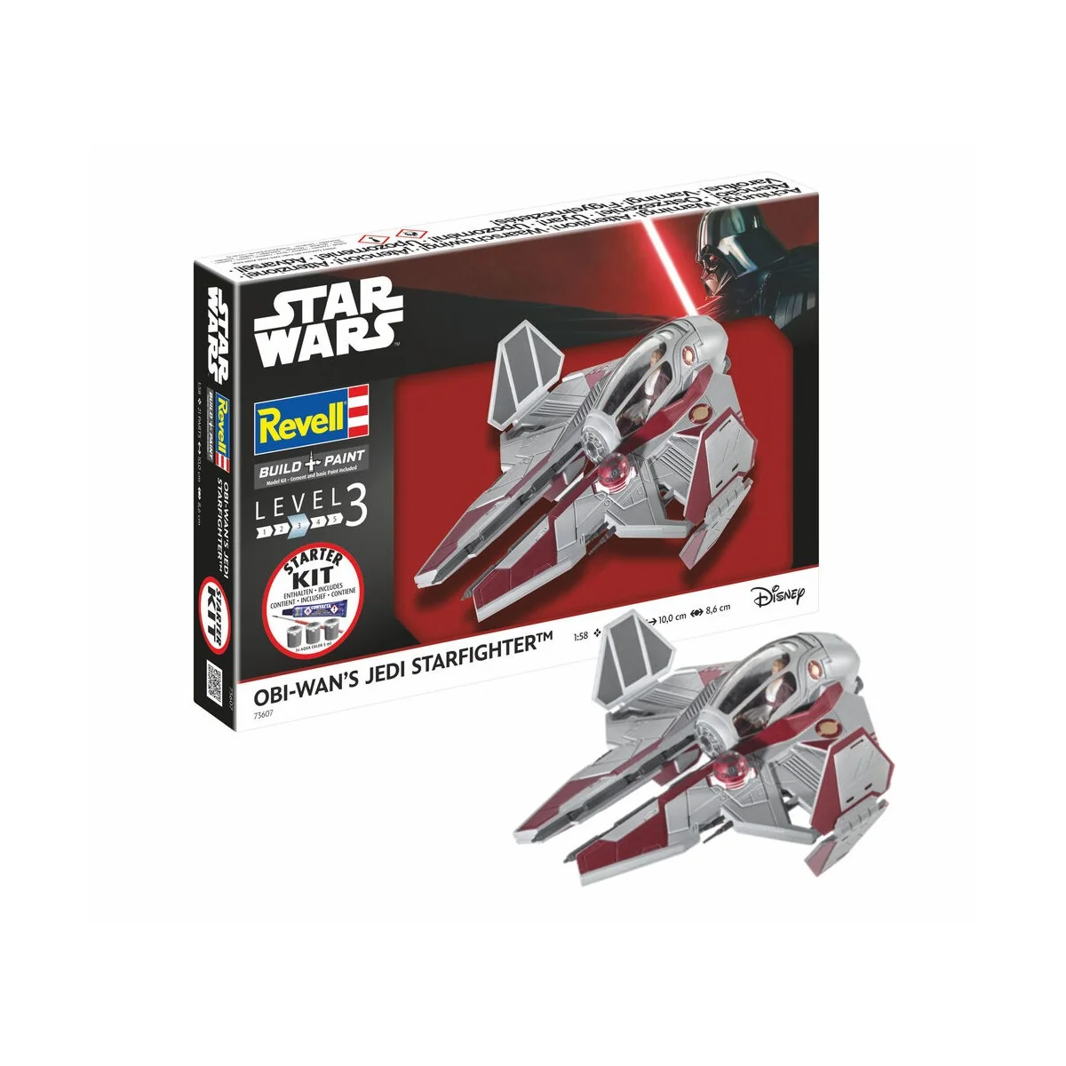 Starter Kit Obi-Wan's Starfighter, 1/58 - Revell 73607 Starter Kit Obi-Wan's Starfighter, 1/58 - Revell 73607