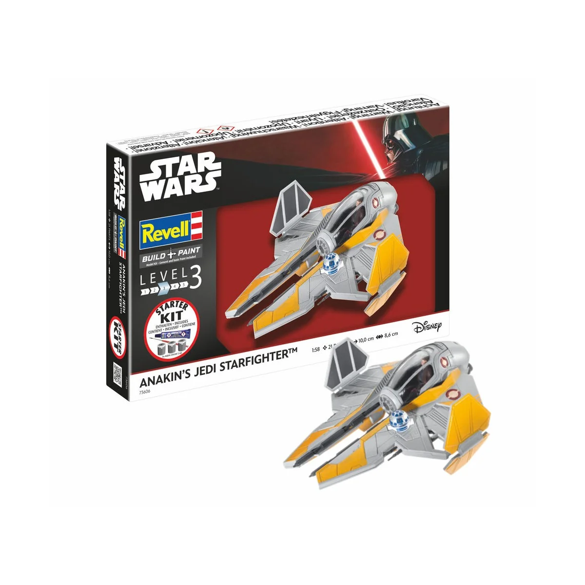 Starter Kit Anakin's Starfighter, 1/58 - Revell 73606 Starter Kit Anakin's Starfighter, 1/58 - Revell 73606
