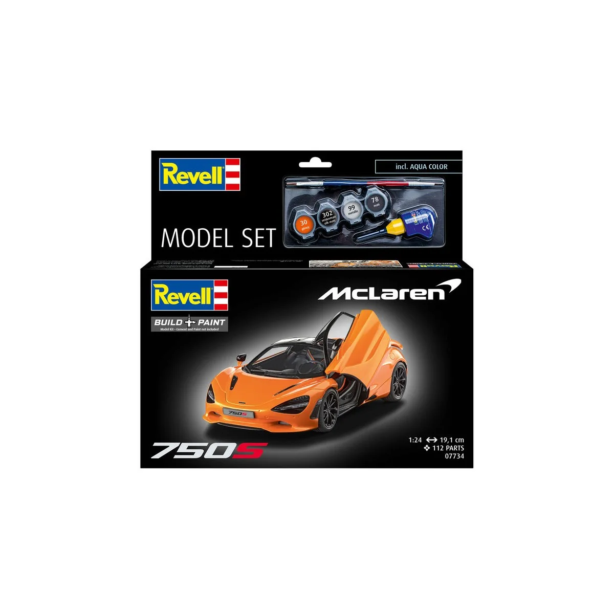 Model Set McLaren 750S, 1/24 - Revell 67734 Model Set McLaren 750S, 1/24 - Revell 67734
