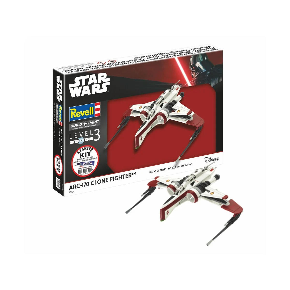 Starter Kit ARC-170 Fighter, 1/83 - Revell 73608 Starter Kit ARC-170 Fighter, 1/83 - Revell 73608