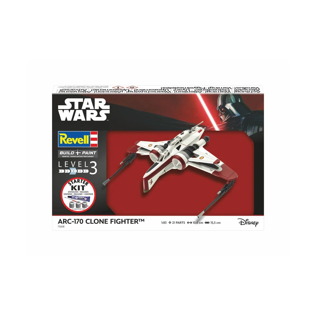 Starter Kit ARC-170 Fighter, 1/83 - Revell 73608 Starter Kit ARC-170 Fighter, 1/83 - Revell 73608