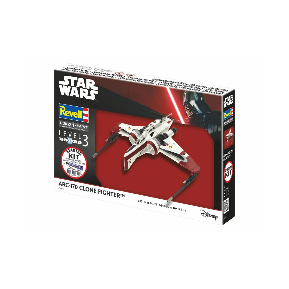 Starter Kit ARC-170 Fighter, 1/83 - Revell 73608 Starter Kit ARC-170 Fighter, 1/83 - Revell 73608