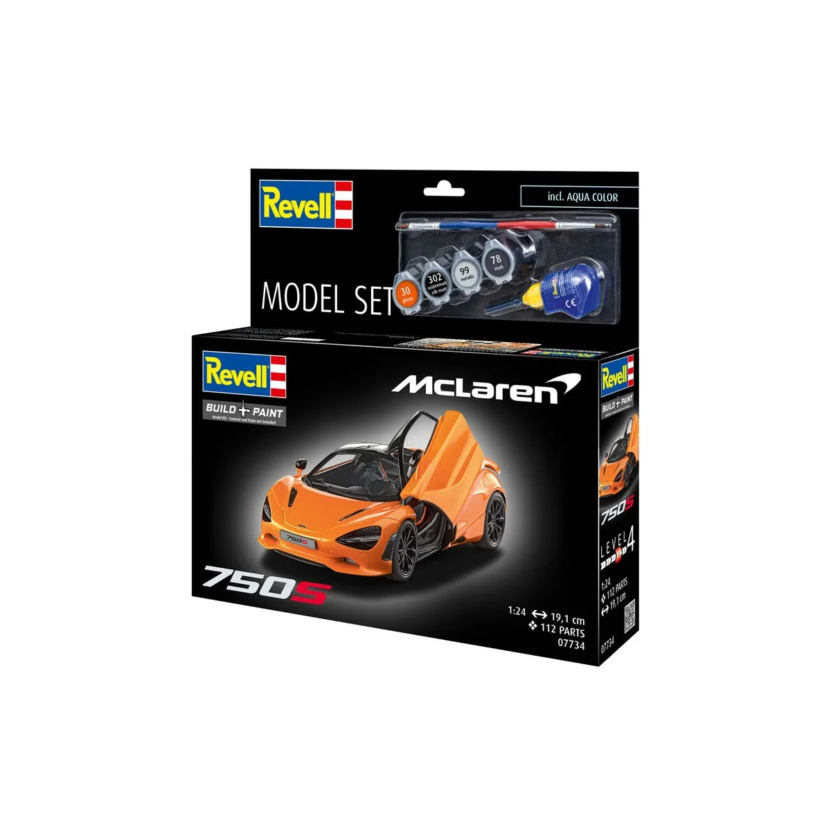 Model Set McLaren 750S, 1/24 - Revell 67734 Model Set McLaren 750S, 1/24 - Revell 67734