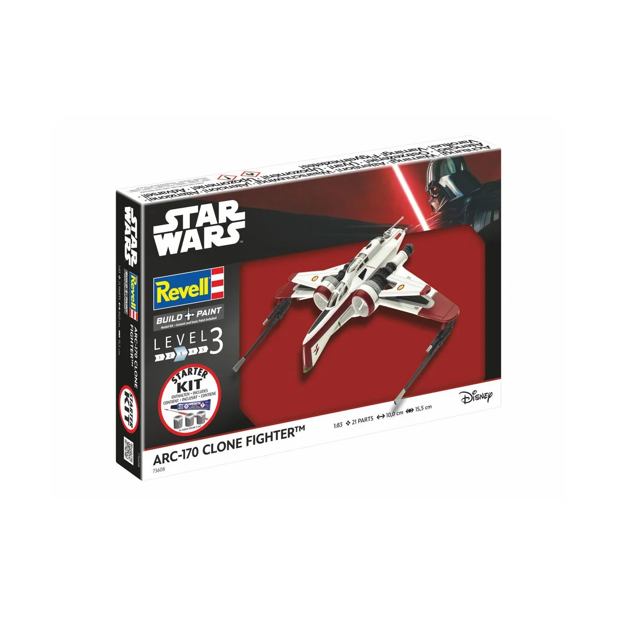 Starter Kit ARC-170 Fighter, 1/83 - Revell 73608 Starter Kit ARC-170 Fighter, 1/83 - Revell 73608