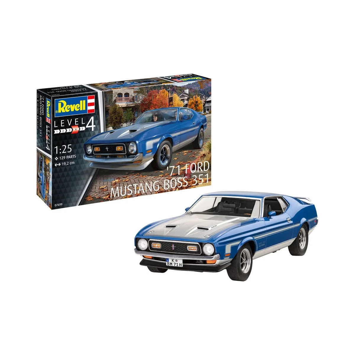 71 Mustang Boss 351, 1/25 - Revell 7699