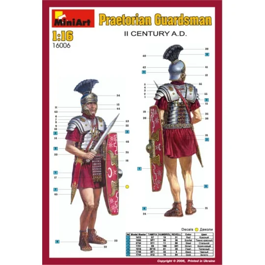 Praetorian Guardsman. II century A.D., 1/16 - MiniArt 16006 Praetorian Guardsman. II century A.D., 1/16 - MiniArt 16006