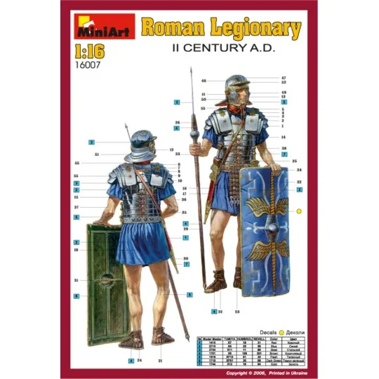 Roman Legionary. II century, 1/16 - MiniArt 16007 Roman Legionary. II century, 1/16 - MiniArt 16007