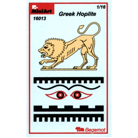 Greek Hoplite. IV c. B.C., 1/16 - MiniArt 16013 Greek Hoplite. IV c. B.C., 1/16 - MiniArt 16013