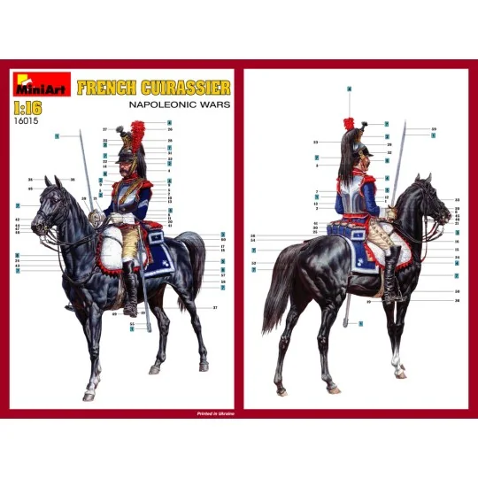 French Cuirassier. Napoleonic Wars., 1/16 - MiniArt 16015 French Cuirassier. Napoleonic Wars., 1/16 - MiniArt 16015