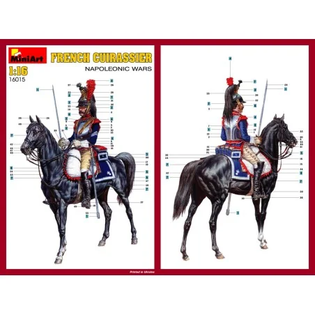 French Cuirassier. Napoleonic Wars., 1/16 - MiniArt 16015