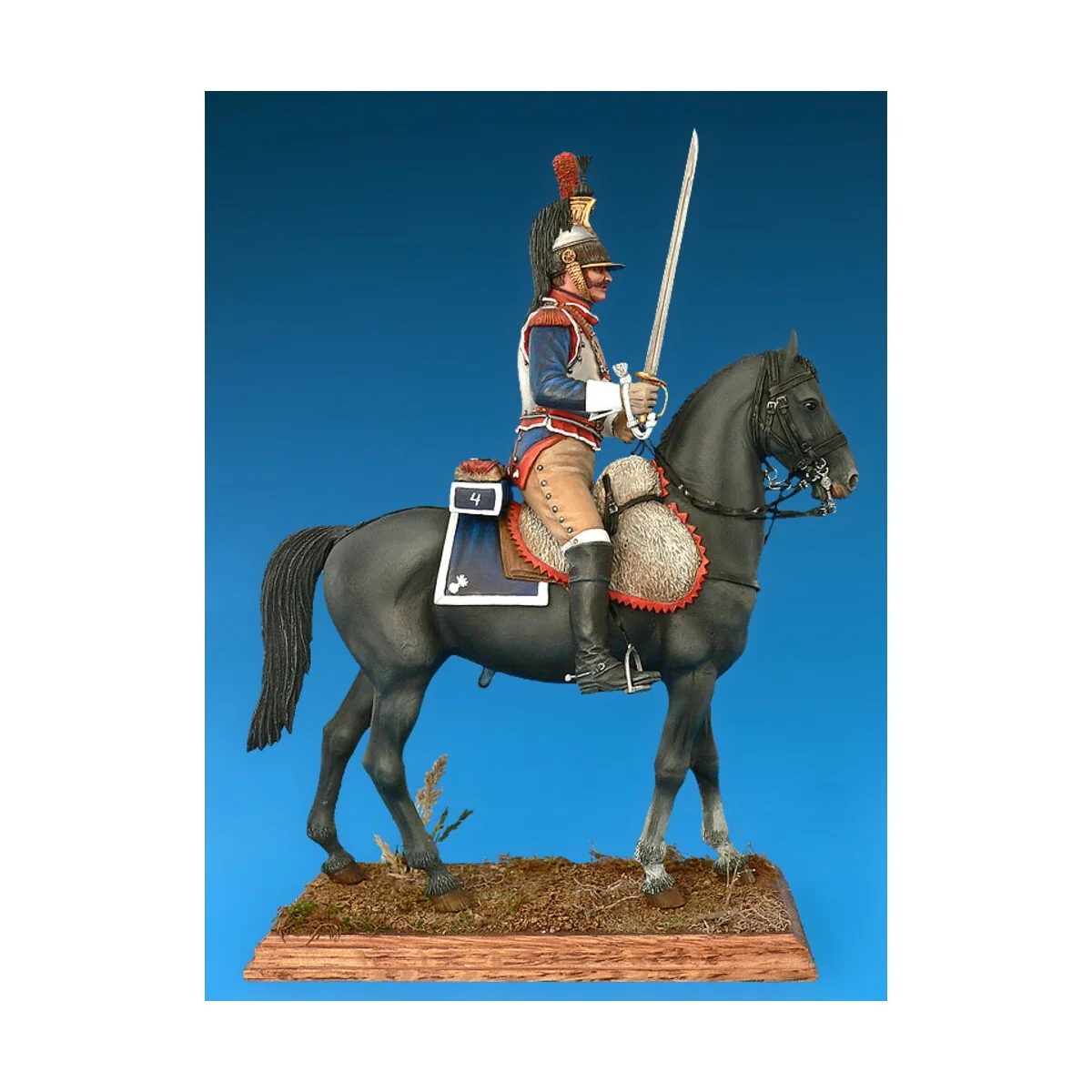 French Cuirassier. Napoleonic Wars., 1/16 - MiniArt 16015 French Cuirassier. Napoleonic Wars., 1/16 - MiniArt 16015