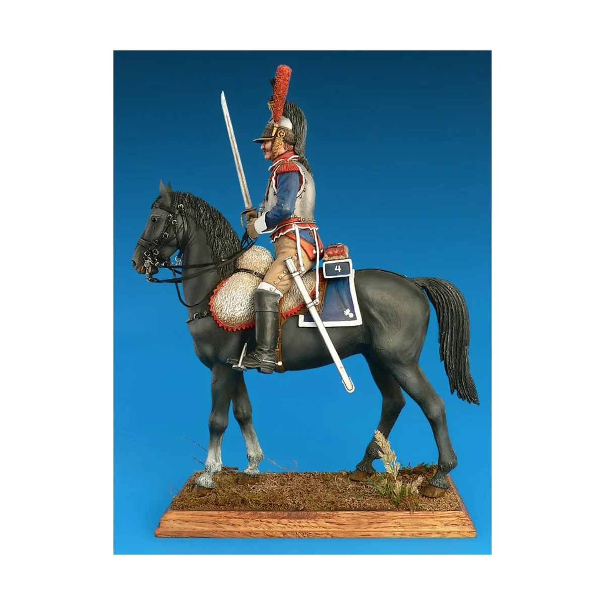 French Cuirassier. Napoleonic Wars., 1/16 - MiniArt 16015 French Cuirassier. Napoleonic Wars., 1/16 - MiniArt 16015