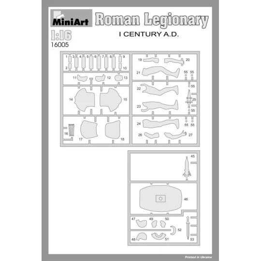Roman Legionary. I century A. D., 1/16 - MiniArt 16005 Roman Legionary. I century A. D., 1/16 - MiniArt 16005