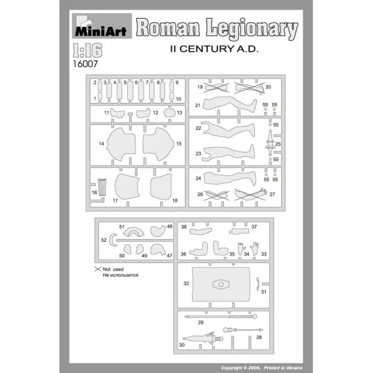 Roman Legionary. II century, 1/16 - MiniArt 16007 Roman Legionary. II century, 1/16 - MiniArt 16007