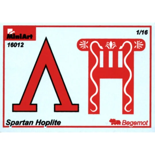 Spartan Hoplite. V CENTURY B.C., 1/16 - MiniArt 16012 Spartan Hoplite. V CENTURY B.C., 1/16 - MiniArt 16012