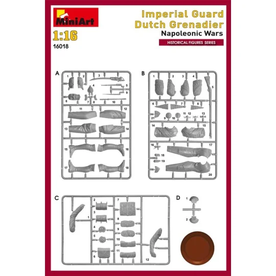 Imperial Guard Dutch Grenadier Napoleonic War, 1/35 - MiniArt 16018 Imperial Guard Dutch Grenadier Napoleonic War, 1/35 - MiniArt 16018