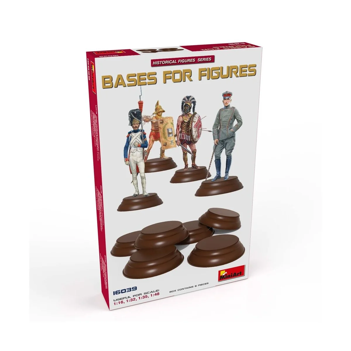 Bases for Figures 6 pc, 1/35 - MiniArt 16039 Bases for Figures 6 pc, 1/35 - MiniArt 16039