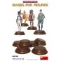 Bases for Figures 6 pc, 1/35 - MiniArt 16039 Bases for Figures 6 pc, 1/35 - MiniArt 16039