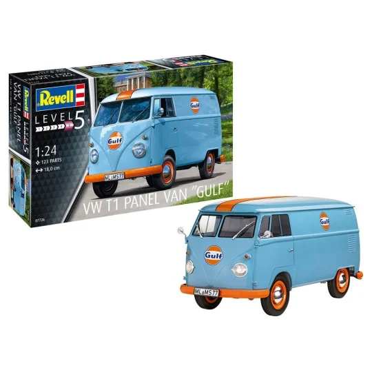 VW T1 panel van (Gulf Decoration), 1/24 - Revell 07726