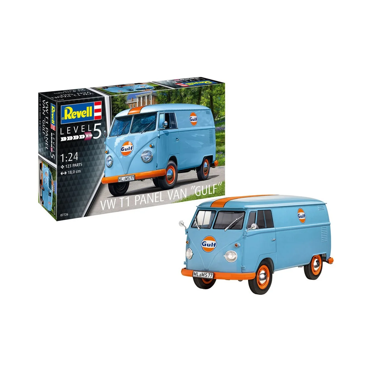 VW T1 panel van (Gulf Decoration), 1/24 - Revell 07726
